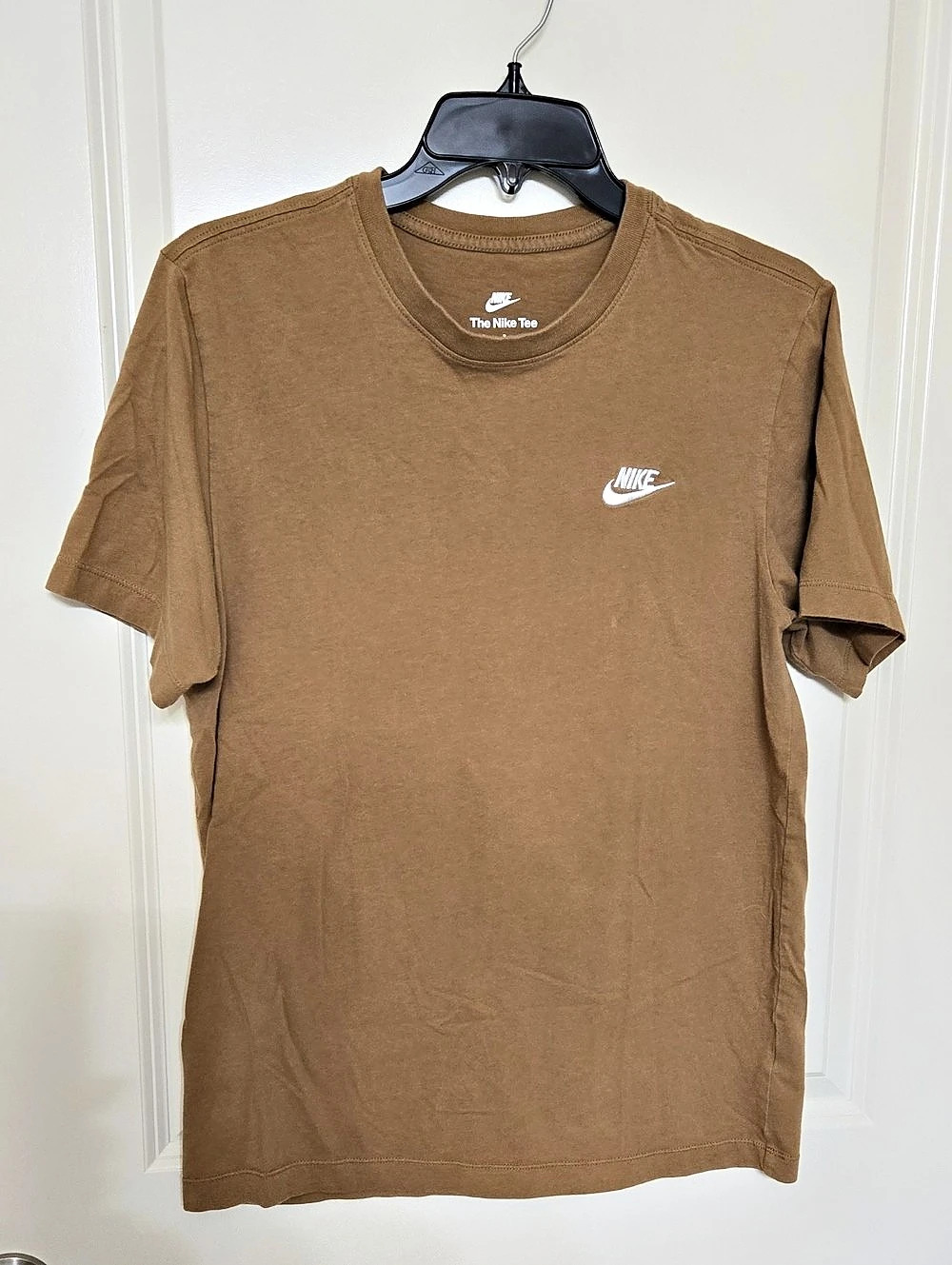 Nike  Cotton Short Sleeve Tee in Brown